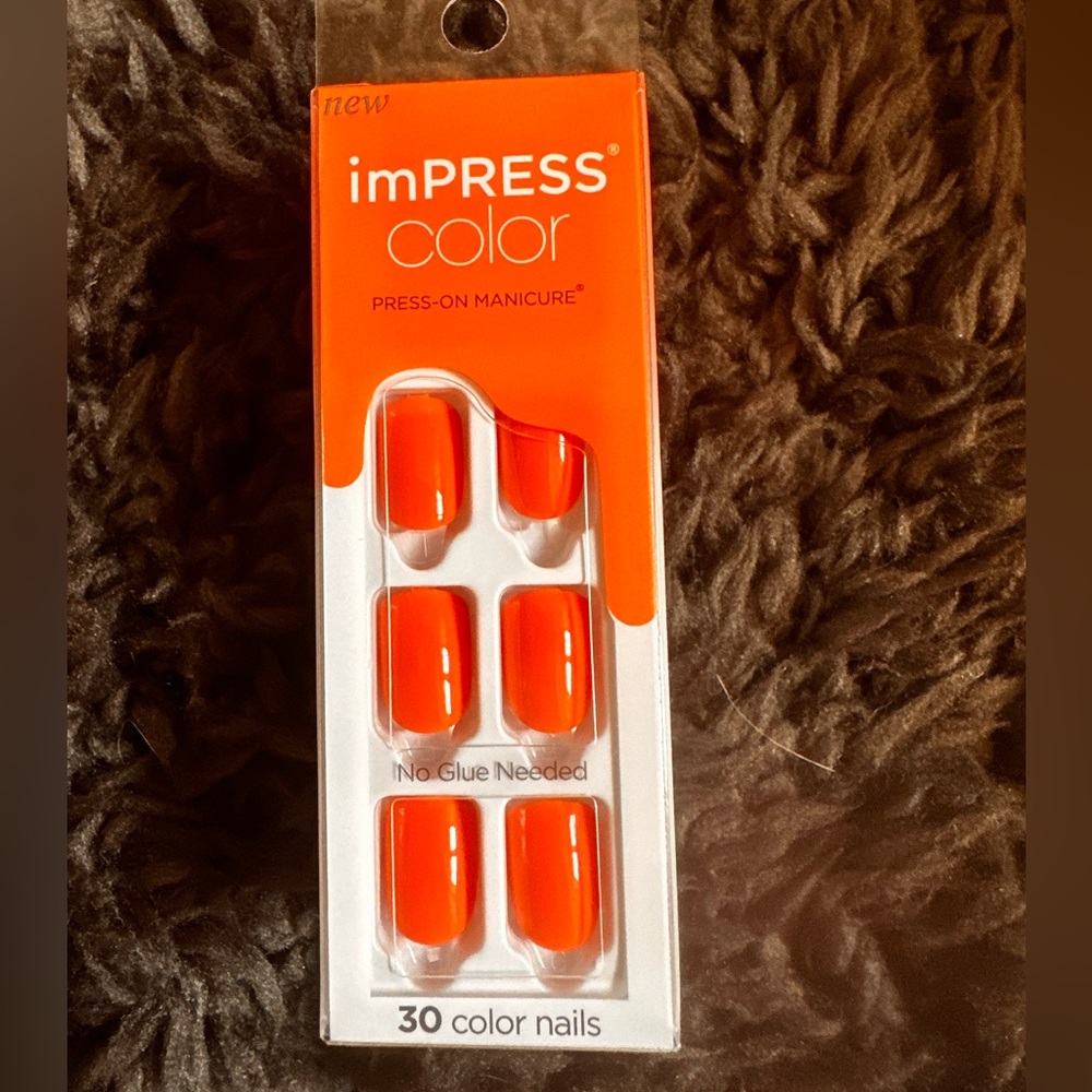 NWT ImPRESS Nails Orange